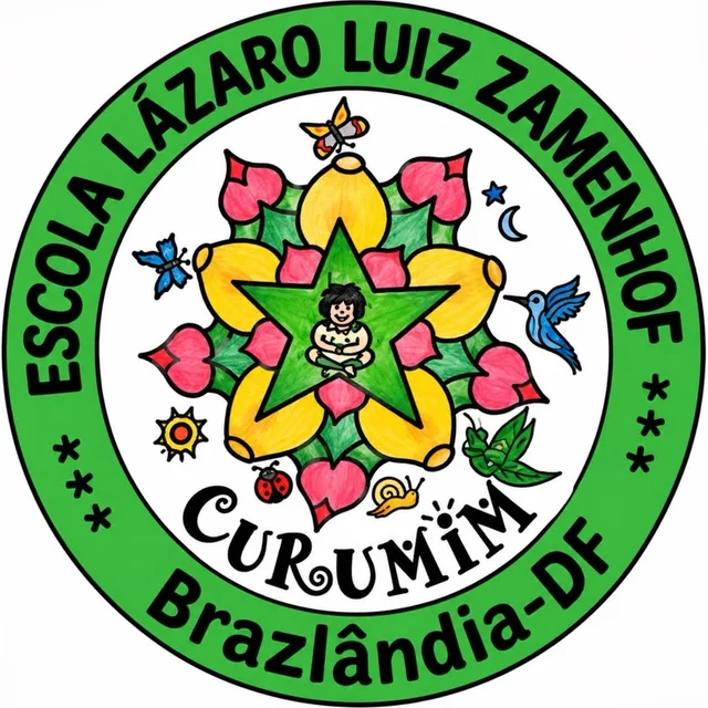 Selo da Escola Lázaro Luiz Zamenhof · Curumim